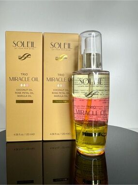 2-PC SOLEIL TRIO MIRACLE OIL